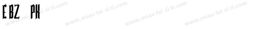 E BZ9 PK748203字体转换